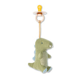 *NEW OPTIONS* Bitzy Pal Natural Rubber Pacifier & Plush: Bear