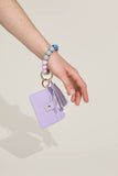 Silicone Case Case - Wallet Keychain Bracelet Card Holder: Orange
