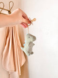 *NEW OPTIONS* Bitzy Pal Natural Rubber Pacifier & Plush: Bear