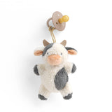 *NEW OPTIONS* Bitzy Pal Natural Rubber Pacifier & Plush: Bear