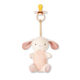 *NEW OPTIONS* Bitzy Pal Natural Rubber Pacifier & Plush: Bear