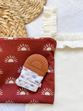 *NEW OPTION* Itzy Mitt™ Silicone Teething Mitts: Highland Cow