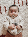 *NEW OPTIONS* Bitzy Pal Natural Rubber Pacifier & Plush: Bear