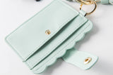 Silicone Case Case - Wallet Keychain Bracelet Card Holder: Orange