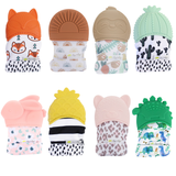 *NEW OPTION* Itzy Mitt™ Silicone Teething Mitts: Highland Cow