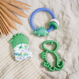 *NEW OPTION* Itzy Mitt™ Silicone Teething Mitts: Highland Cow