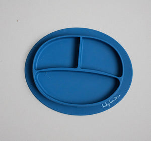 Silicone Plates Navy