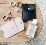 Cute 'n Clean™ Hand Sanitizer Charm Keychain Black
