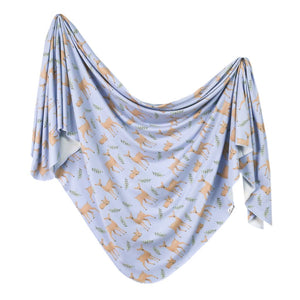 Knit Swaddle Blanket Doe