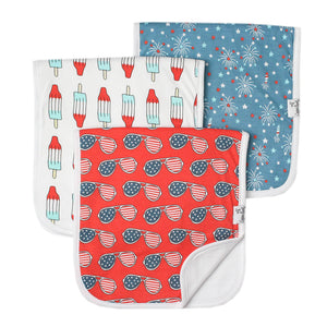 Burp Cloth Set Spangled